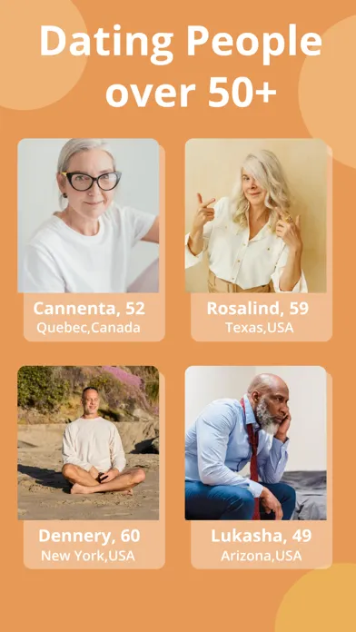 Family: Meet 50+ Singles应用截图