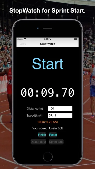 Sprint Start & Sprint Watch Ekran Görüntüleri