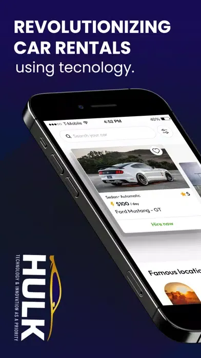 Screenshot di Hulk Rent - innovative startup