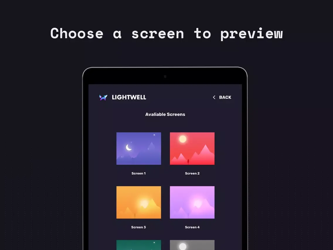 Lightwell Previewer iPad  Screenshots