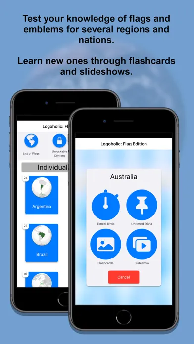 Capturas de tela do Logoholic: Flag Edition