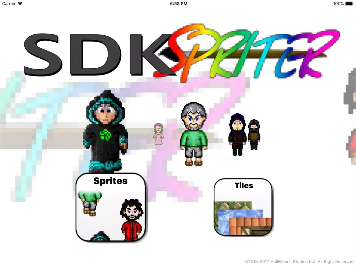 SDK Spriter Lite iPad  স্ক্রিনশট