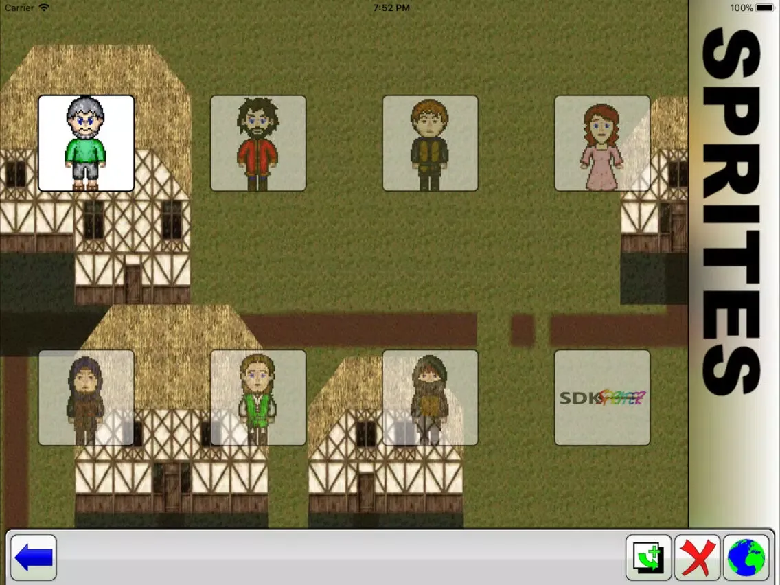 SDK Spriter Lite iPad  স্ক্রিনশট