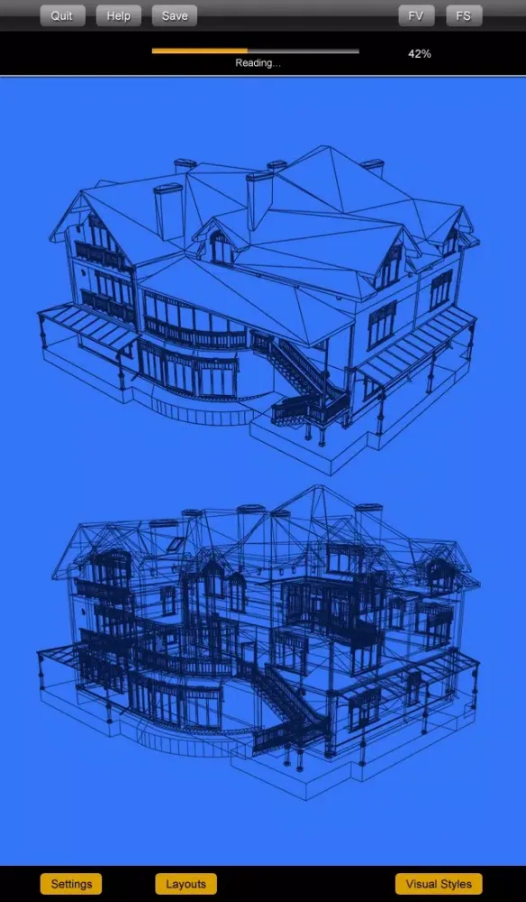 CAD Expert - edit and view DXF/DWG /OCF drawing files Screenshots