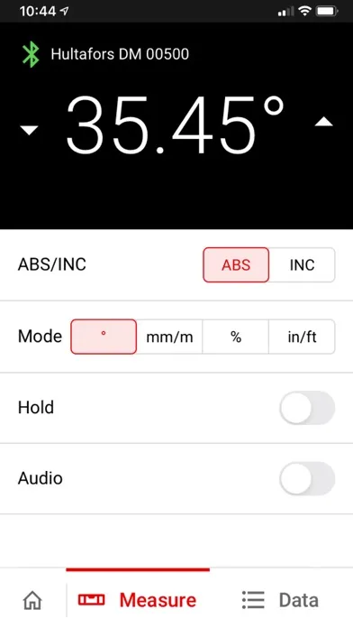 Screenshot di Hultafors Measures