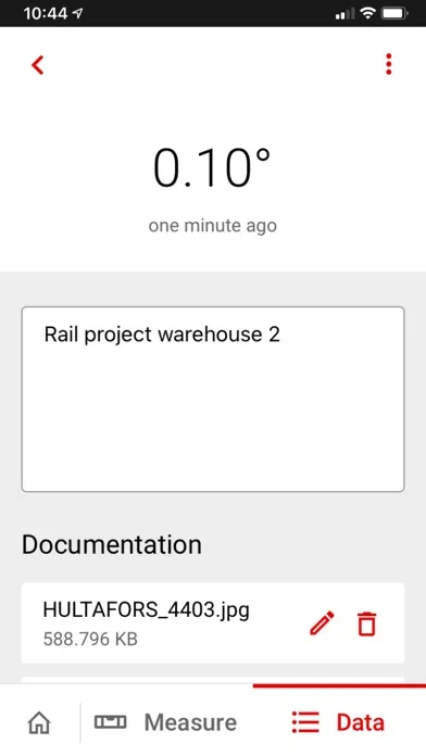 Screenshot di Hultafors Measures
