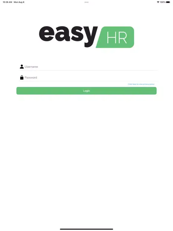 Скриншоты EasyHR Portal iPad 