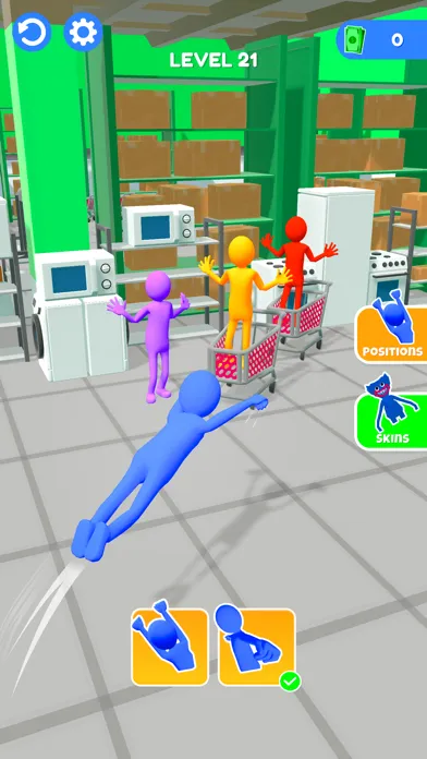 Capturas de tela do Human Ragdoll Shooter