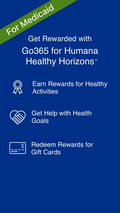 Tangkapan layar Go365 Humana Healthy Horizons