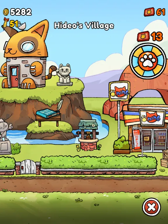 ภาพหน้าจอของ Kimono Cats iPad 