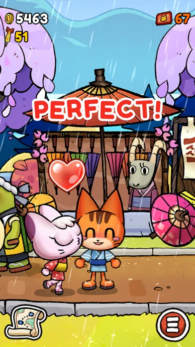 ภาพหน้าจอของ Kimono Cats