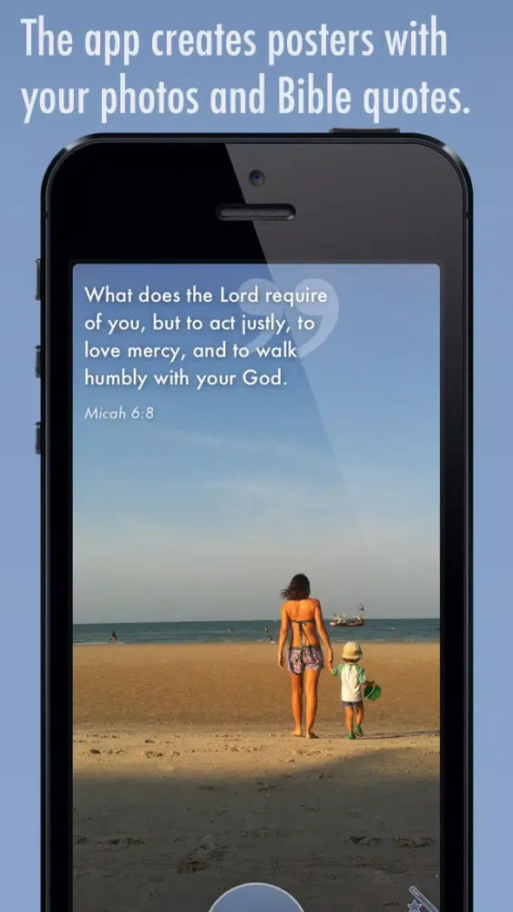 Bible Surprise – Daily Inspirations with Bible Verses on your Photos Screenshots