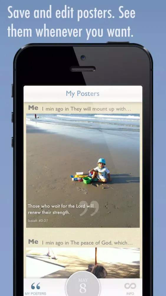 Bible Surprise – Daily Inspirations with Bible Verses on your Photos Screenshots