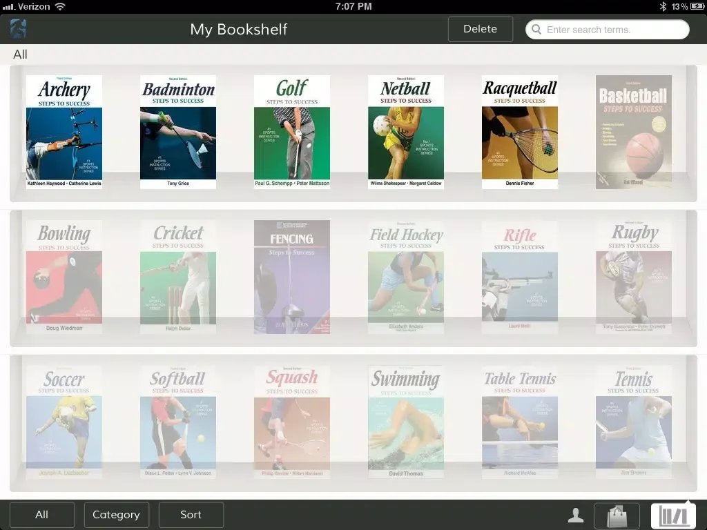 Steps to Success E-Book Service iPad  スクリーンショット