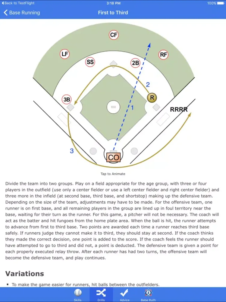 تصاویر Go Coach Baseball iPad 