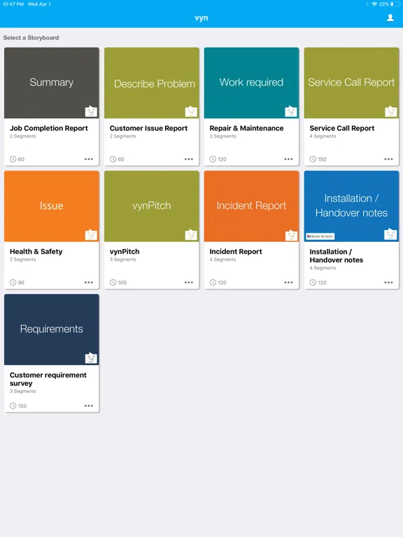 Vyn SmartVideoNotes® iPad  Screenshots