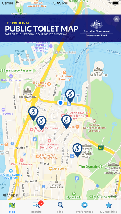 National Public Toilet Map Ekran Görüntüleri