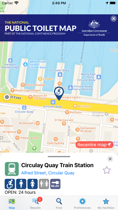 National Public Toilet Map Ekran Görüntüleri