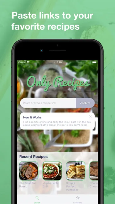 Only Recipes 스크린샷