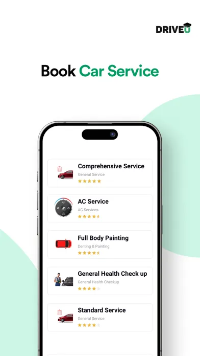 Ảnh chụp màn hình của DriveU: Car Drivers & Services