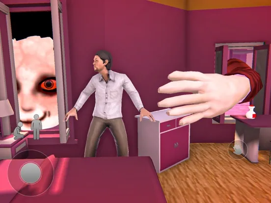 ภาพหน้าจอของ Scary Doll House In Pink iPad 