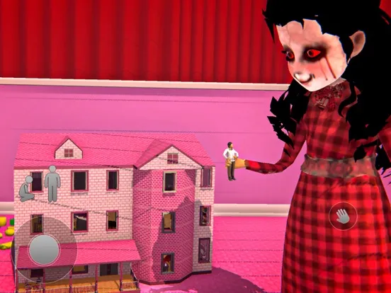 ภาพหน้าจอของ Scary Doll House In Pink iPad 