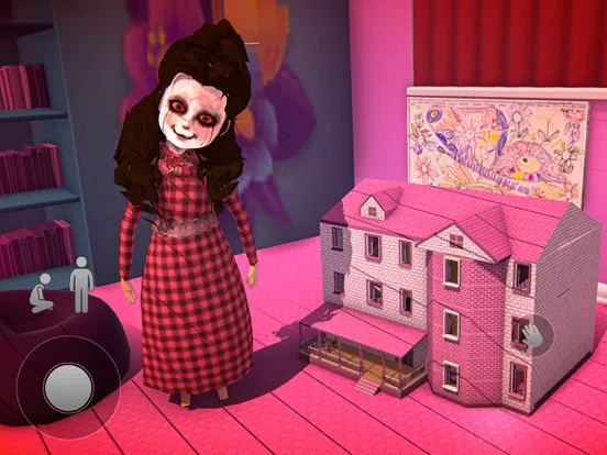 ภาพหน้าจอของ Scary Doll House In Pink iPad 