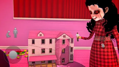 ภาพหน้าจอของ Scary Doll House In Pink