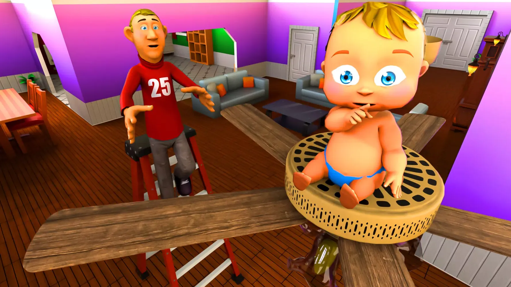 Daddy Escape Hide & Seek Game应用截图