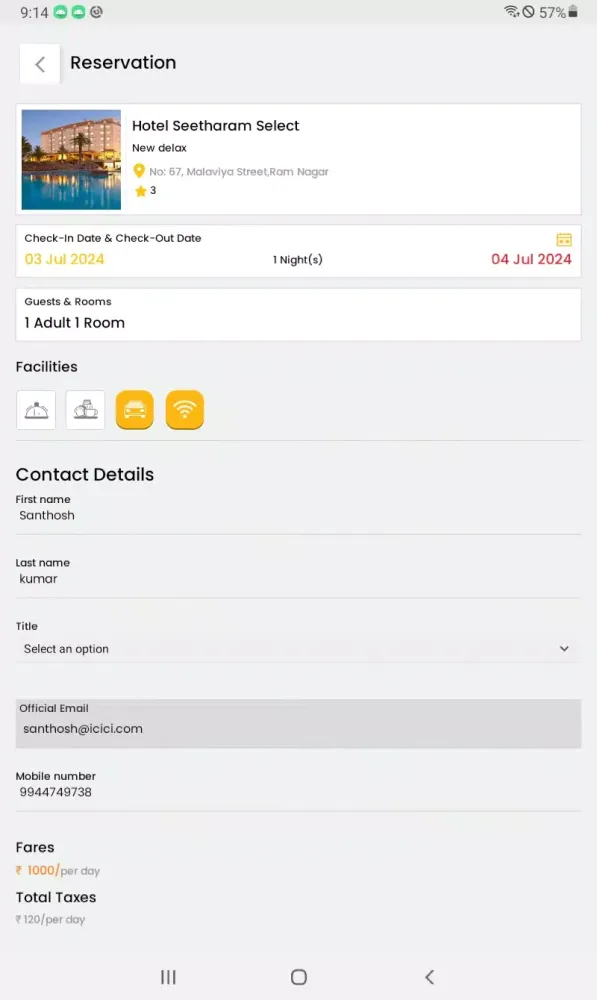 Hummingbird Travel App スクリーンショット