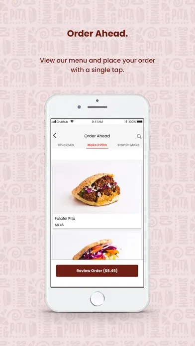 Capturas de tela do The Hummus and Pita Co