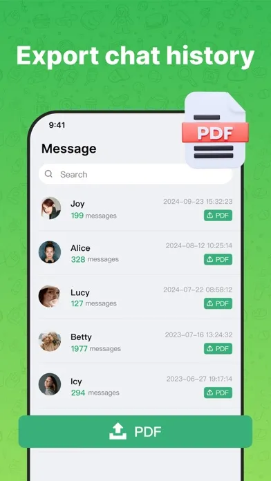 Zrzuty ekranu Recover Deleted Messages WAPP