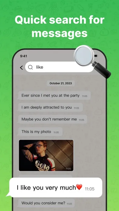 Zrzuty ekranu Recover Deleted Messages WAPP