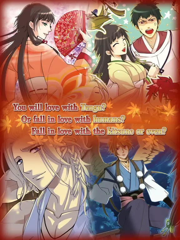 Tengu Otogi Zoushi -free otome game iPad 应用截图