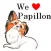 Adorable Papillon Dog Sticker