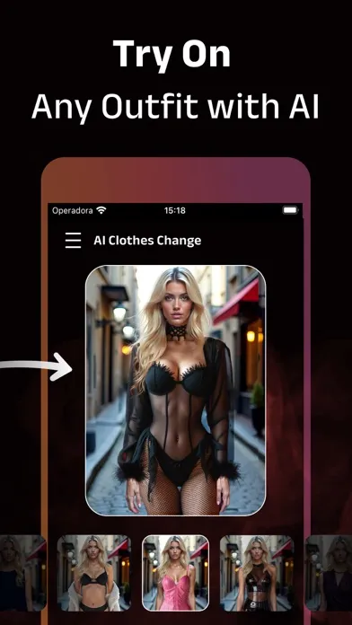 Tangkapan skrin AI Clothes Changer: AI Outfit