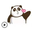 Animated Chubby Panda Sticker Animated Chubby Panda Sticker