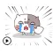 Animated Crazy Cat Sticker