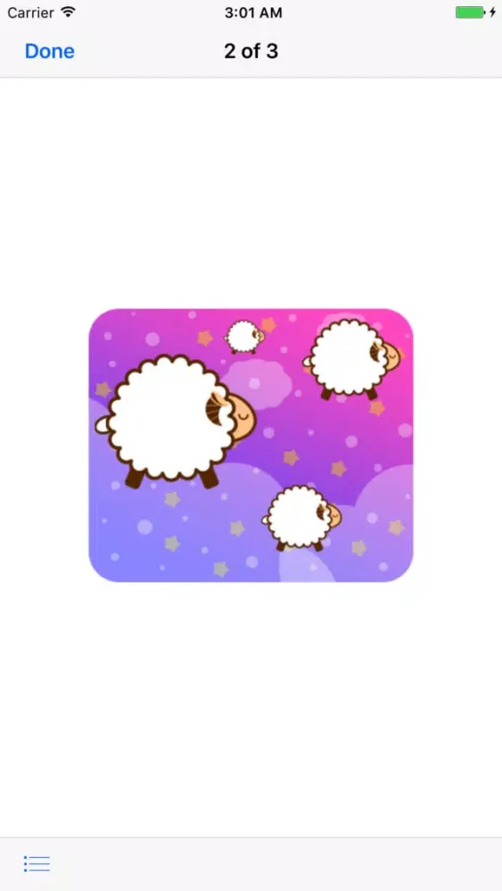 Animated Fluffy Sheep Sticker Ekran Görüntüleri