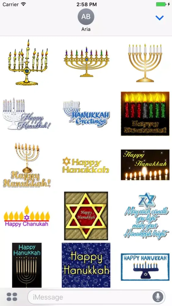 Animated Happy Hanukkah Screenshots