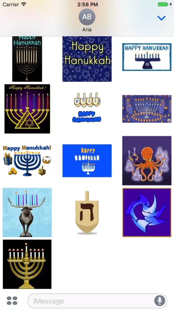 Animated Happy Hanukkah Screenshots