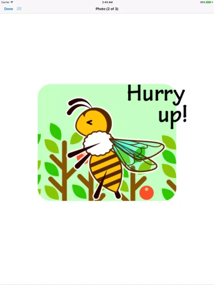 Animated Honey Bee Sticker iPad  স্ক্রিনশট