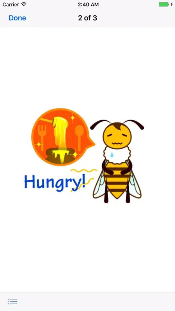 Animated Honey Bee Sticker স্ক্রিনশট