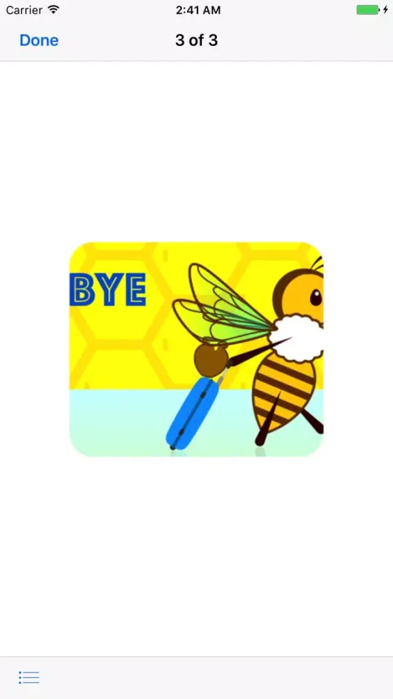 Animated Honey Bee Sticker স্ক্রিনশট
