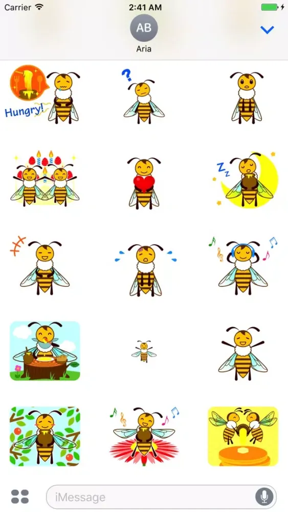 Animated Honey Bee Sticker স্ক্রিনশট