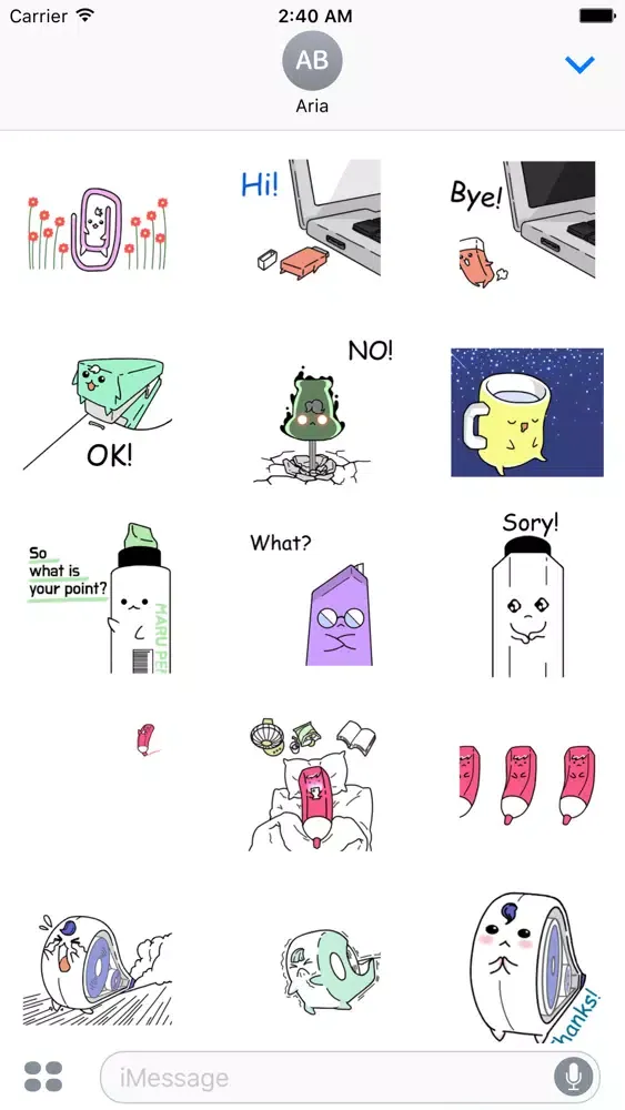 Animated Office Supplies Emoji স্ক্রিনশট