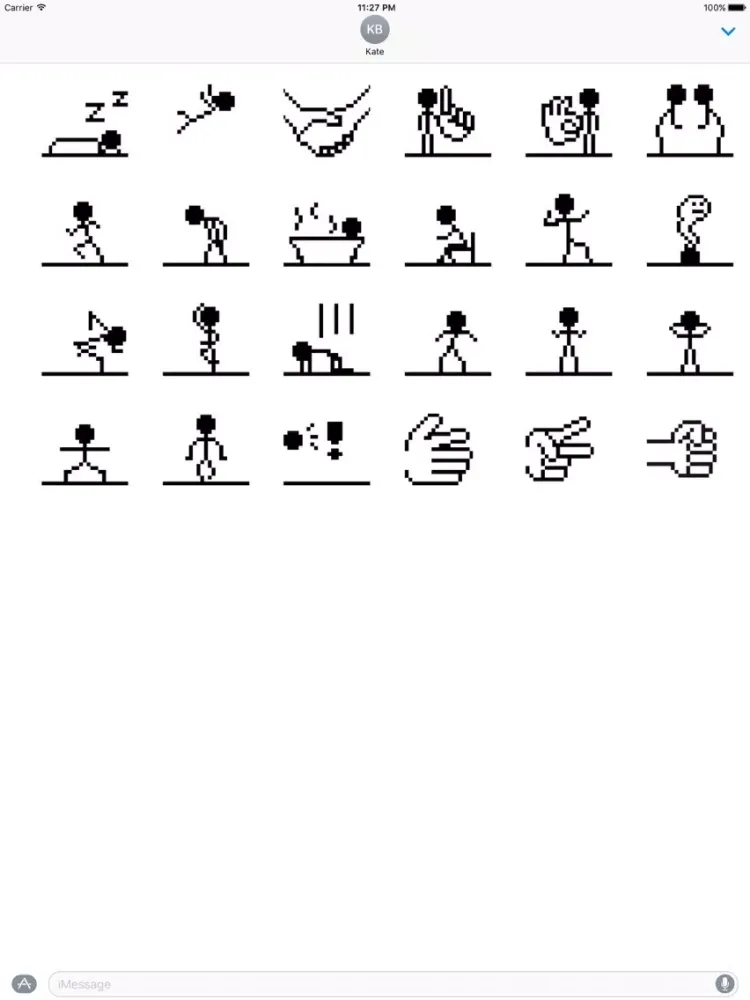 Animated Pixel Stick Figure iPad  स्क्रीनशॉट