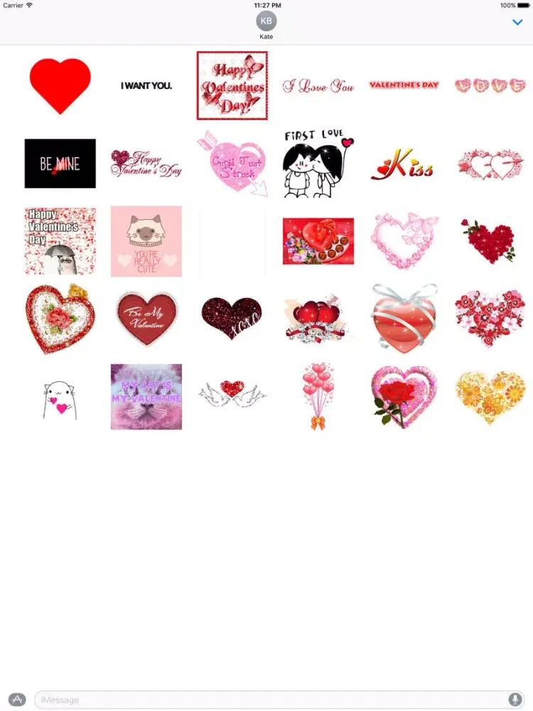 Animated Sweet Love Sticker iPad  স্ক্রিনশট