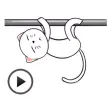 Animated Weird Cat Sticker