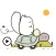 Animated White Cat And Octopus